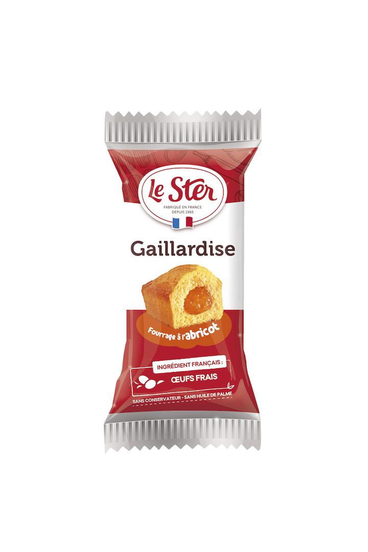 Gaillardise mini moelleux a l abricot 30 g le carton de 130