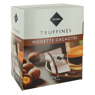 Rioba truffine cacaotee noisette 120 pieces