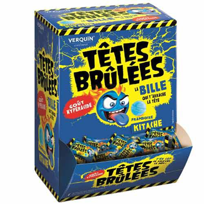 300 tetes brulees kitache framboise fraise verquin