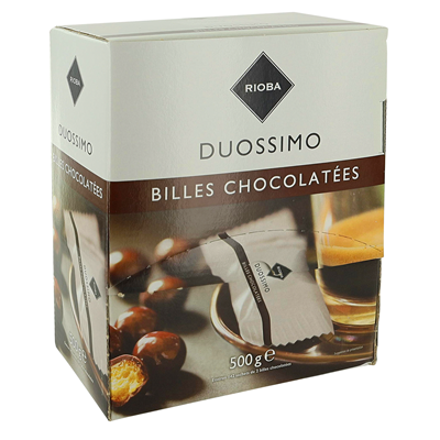 Billes chocolatees duossimo 200 pieces rioba