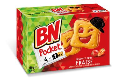 Bn pocket fraises 37 5 g le lot de 12