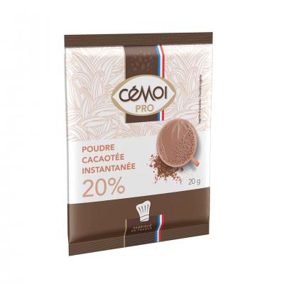 Boisson instantanee 20 de cacao 20 g cemoi le carton de 200