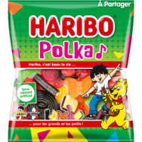 Bonbons polka haribo 120g 1