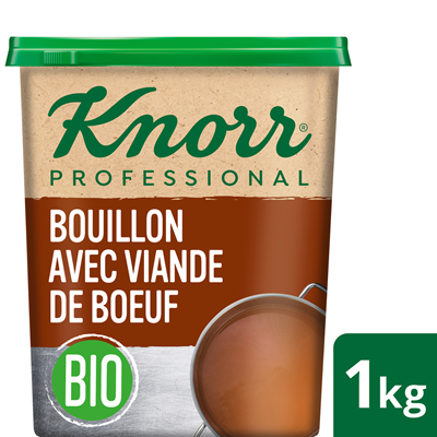 Bouillon bio avec viande de boeuf 1 kg knorr