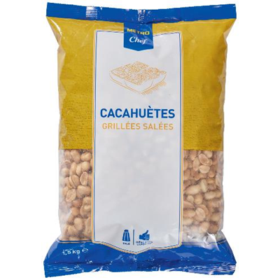 Cacahuetes grillees et salees 1 5 kg metro chef 2