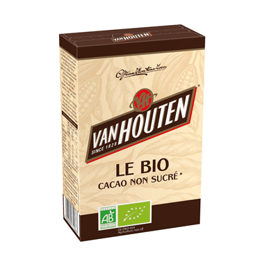 Cacao en poudre non sucré 250 g Van Houten