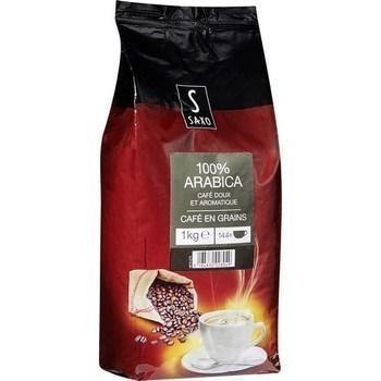 Café en grains 100% robusta 1 kg