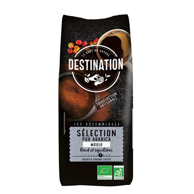 Cafe en grains bio pur arabica selection 1 kg