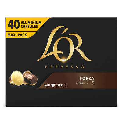 Cafe espresso forza 40 capsules l or 1