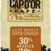 Cafe moulu 30 robusta 1 kg cap d or