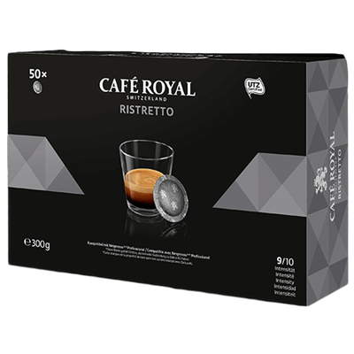 Cafe ristretto 50 capsules office pads 300 g 1