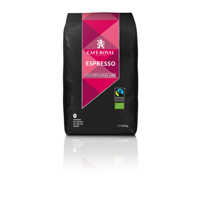 Cafe royal cafe en grains espresso bio 1 kg professional line