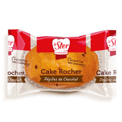 Cake rocher pepites de chocolat 37 5 le ster