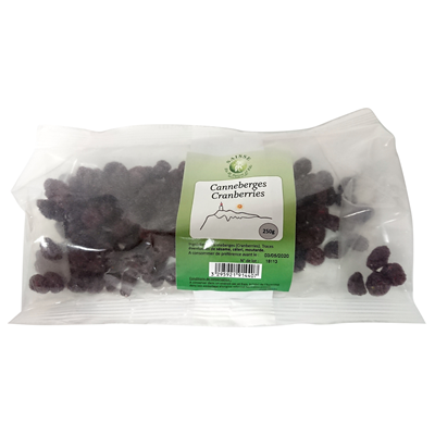 Canneberge cranberries 250 g saisse