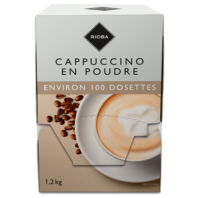 Cappuccino en dosettes 100 x 12 g rioba