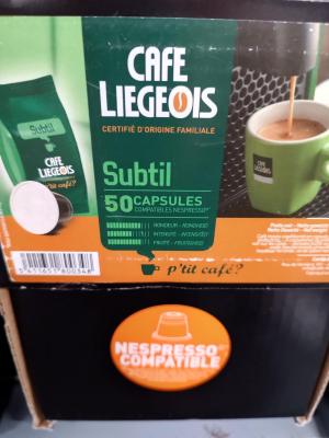 Capsule cafe liegeois subtil x 50