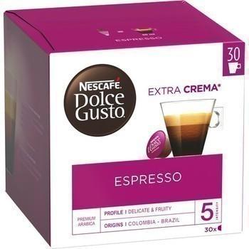 Capsules de cafe espresso 30x5 5 g dolce gusto