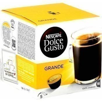 Capsules de cafe moulu grande x16