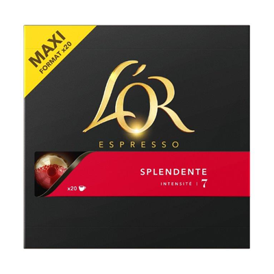 Capsules espresso splendente intensite 7 l or x 21