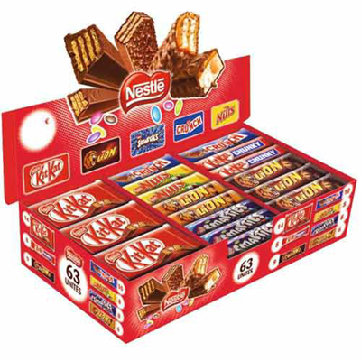 Mars Caramel et Chocolat au Lait 51gr - Présentoir de 32pcs - Snacks Sucrés