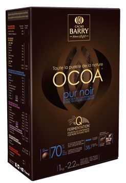 Chocolat de couverture noir ocoa 70 1 kg 1