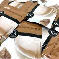 Chocolat en poudre lacte en dosettes 30 g gilbert le lot de 10