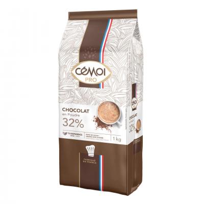 Chocolat poudre 32 cacao 1 kg cemoi