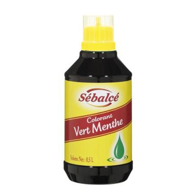 Colorant vert menthe 0.5 L Sébalcé