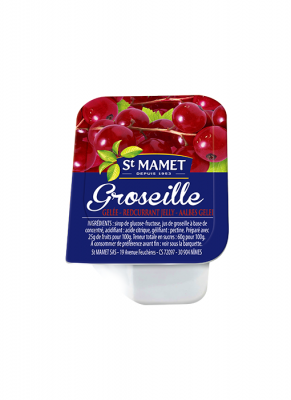 Confiture 25g saint mamet groseille vendu a l unite 1