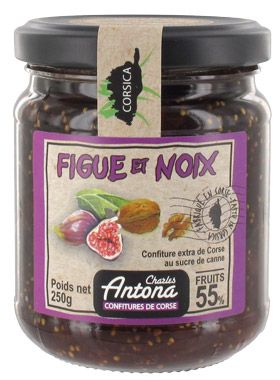 Confiture corse de figues et noix 250 g charles antona 2