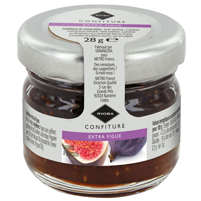 Confiture de figues 24 x 30 g rioba