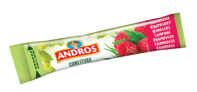 Confiture de framboise en stick 20 g x 100 andros