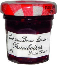 Confiture de framboises pot en verre 30 g