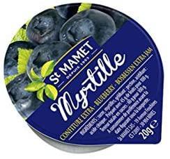 Confiture extra de myrtilles 120 x 20 g st mamet