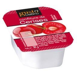 Confitures cerise gusto debrio en barquettes de 30g le lot de 20