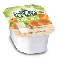 Confitures d abricots 30g en barquette berger de fruits