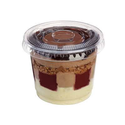 Coupe dessert jetable couvercle 200 ml vendu par 25 1