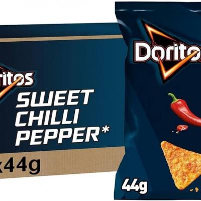 Doritos chips tortillas gout sweet chili 44 g le carton de 21