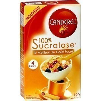Canderel Sucralose en Sticks – Edulcorant - le Gout du Sucre Sans Calorie -  Sans Aspartame - 120 Sticks - Bonheur Home