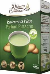 Entremets flan parfum pistache 900 g 100 rations dedicaces culinaires