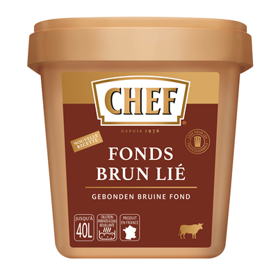 Fonds brun lie 600 g chef