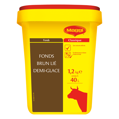 Fonds brun lie demi glace 1 2 kg maggi