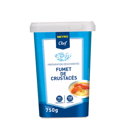 Fumet de crustaces 15 l 750 g metro chef