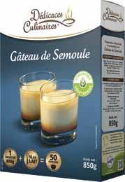 Gateau de semoule 850 g 50 rations dedicaces culinaires