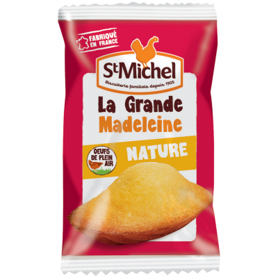 Grande madeleine nature r 1 40 g le carton de 70 saint michel