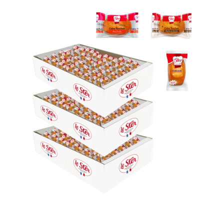 Gros volume lot de 3 cartons de 500 mini cakes assortis 2