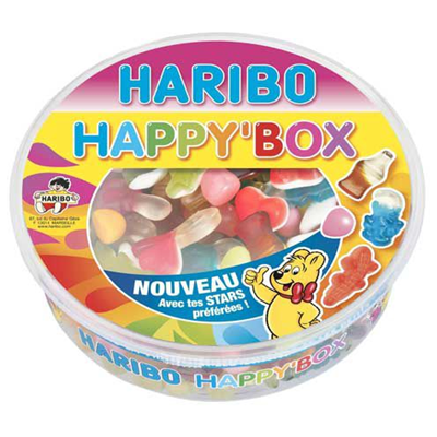 Happy box boîte 600 g Haribo