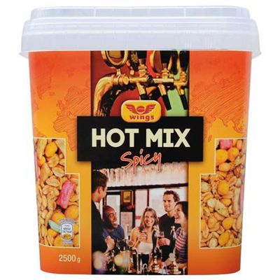 Hot mix spicy melange aperitif 2 5 kg wings