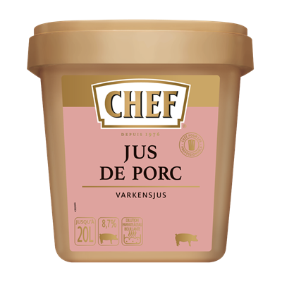 Jus de porc 600 g chef 1