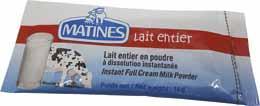 Lait entier en poudre 26 mg 15 g emballage individuel